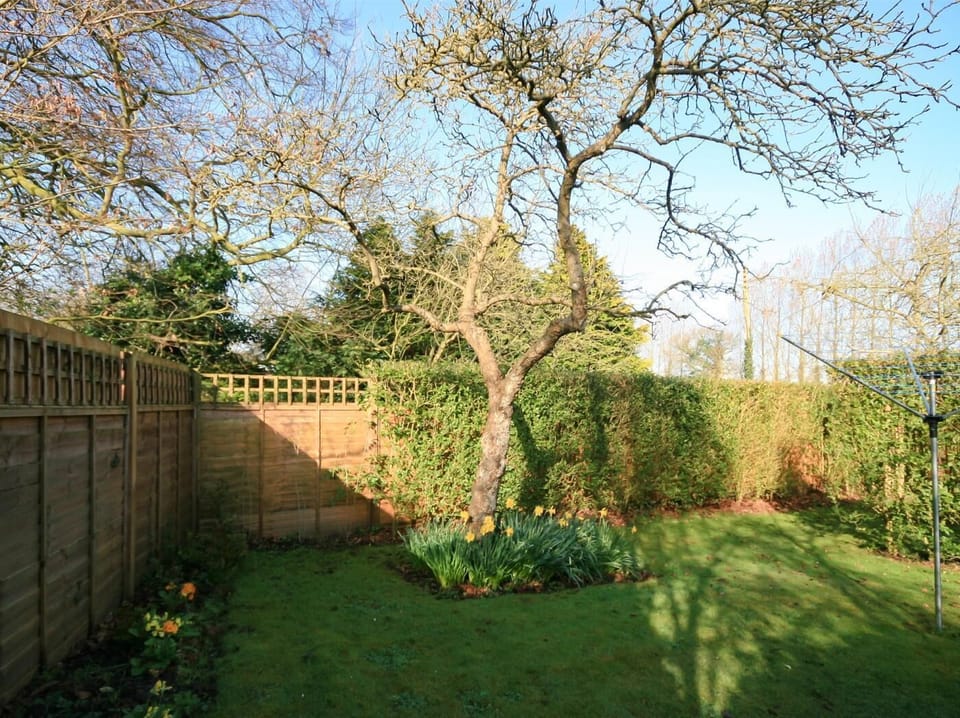 Communal lawn seating area, garden furniture provided
