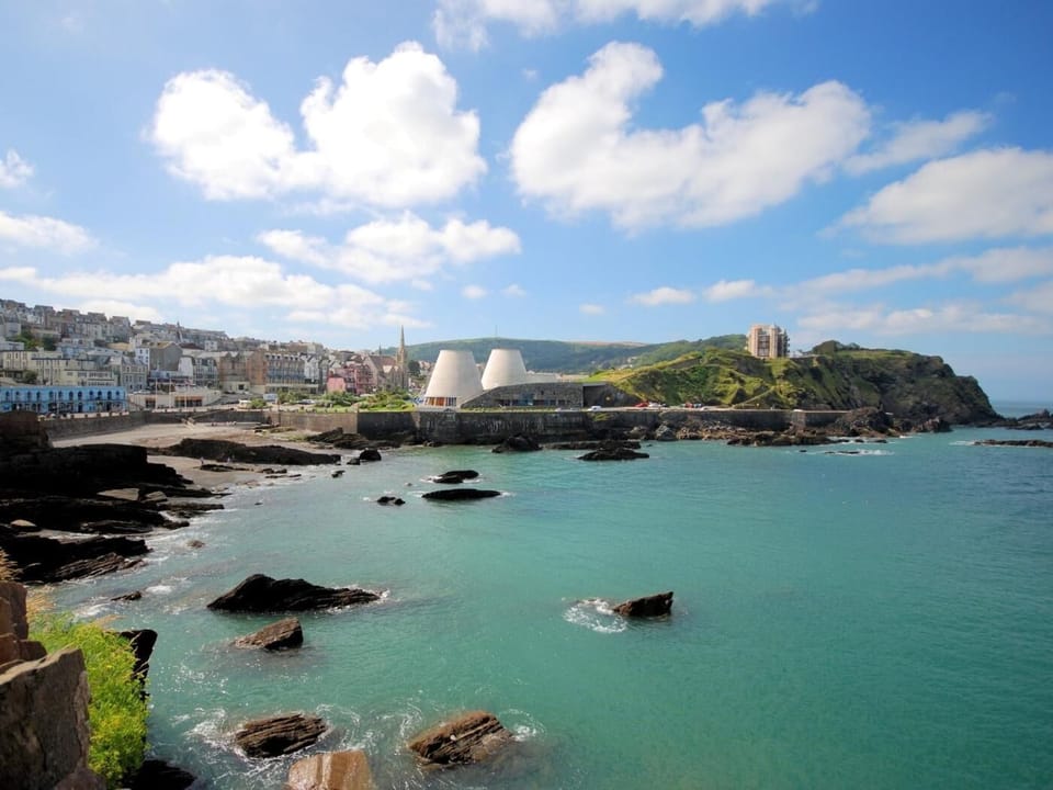 Ilfracombe beach and harbour nearby