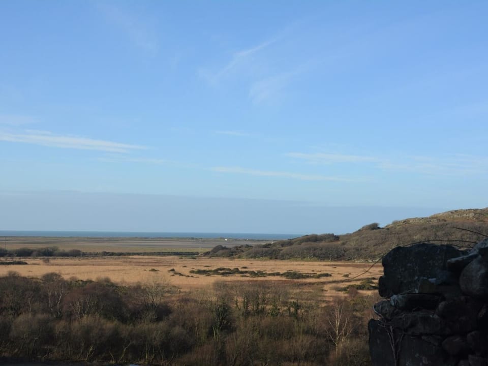 With sea views towards Barmouth and beyond