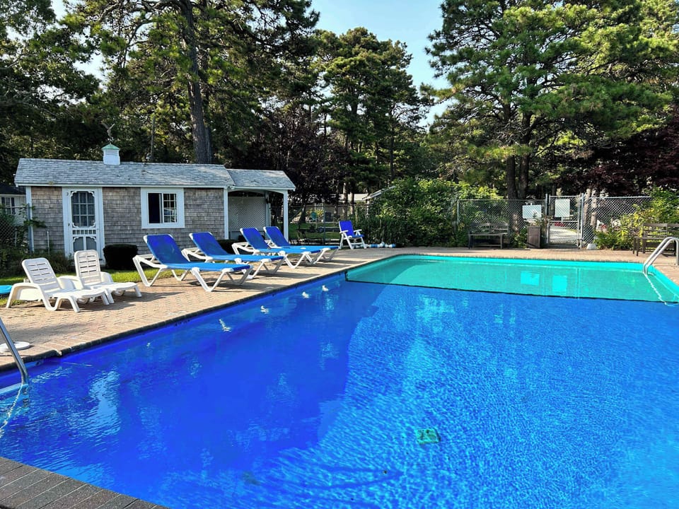 Heated Swimming pool featuring a saltwater chlorinating system for a more refreshing experience!