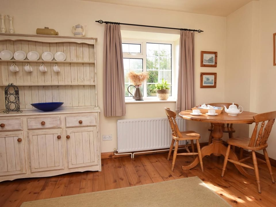 Enjoy leisurely meals in the pretty dining area