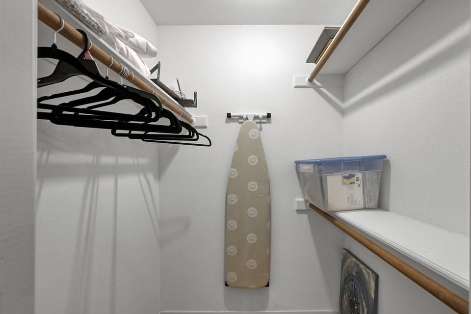 Plenty of closet space!