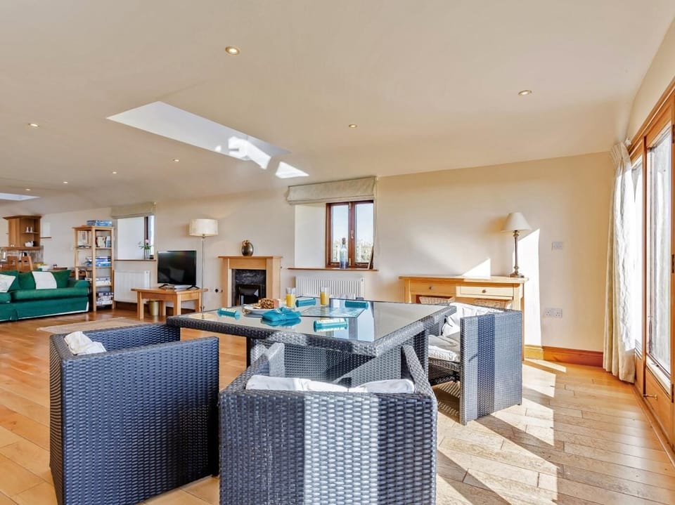 A great choice of seating for taking in the countryside views