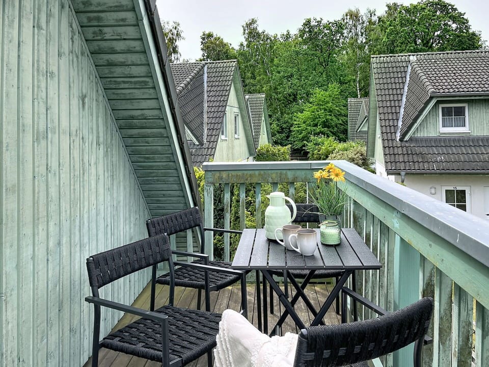 Wood, Outdoor Furniture, Furniture, Porch, Chair, Deck, Outdoor Table, Shade, Balcony, Hardwood