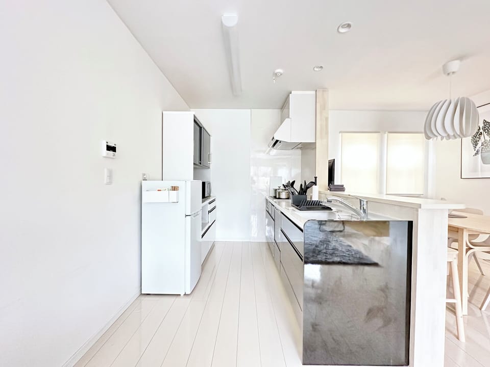 House, 3 Bedrooms (JP - Sugimizu Unit 1) | Private kitchen | Fridge, microwave, oven, stovetop