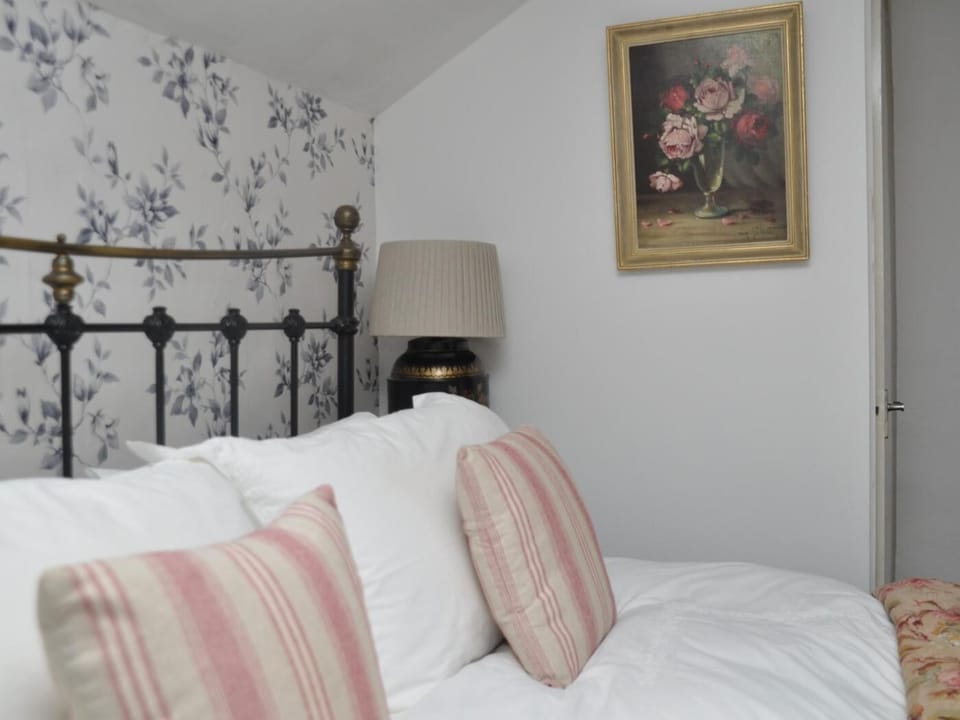 The beds are dressed with french linen