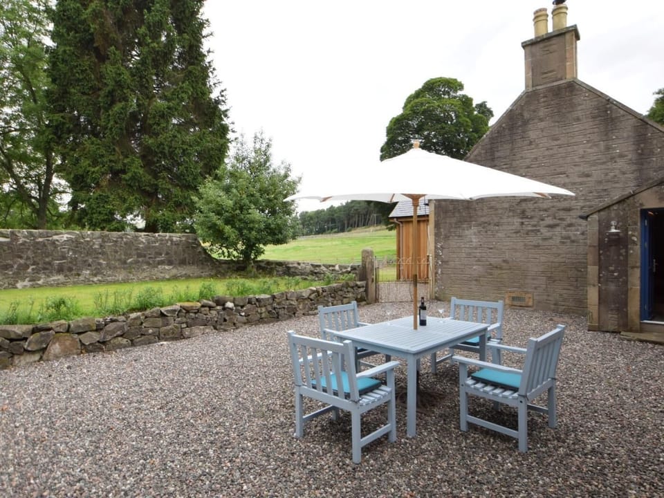 The lovely enclosed private garden