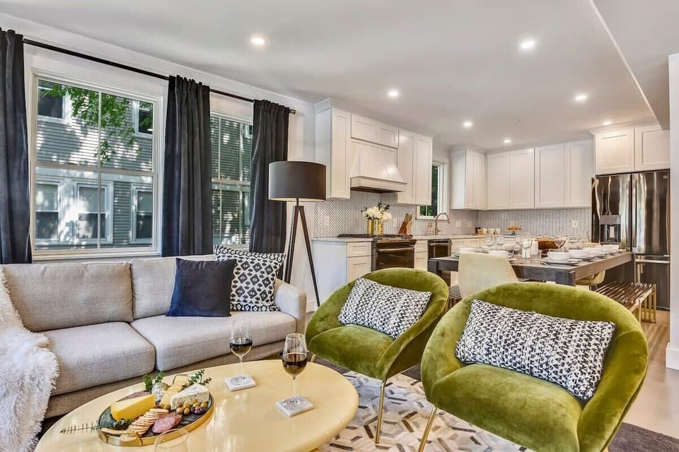 Living Room | Open Concept Living Area with Natural Light | Unit on One Level