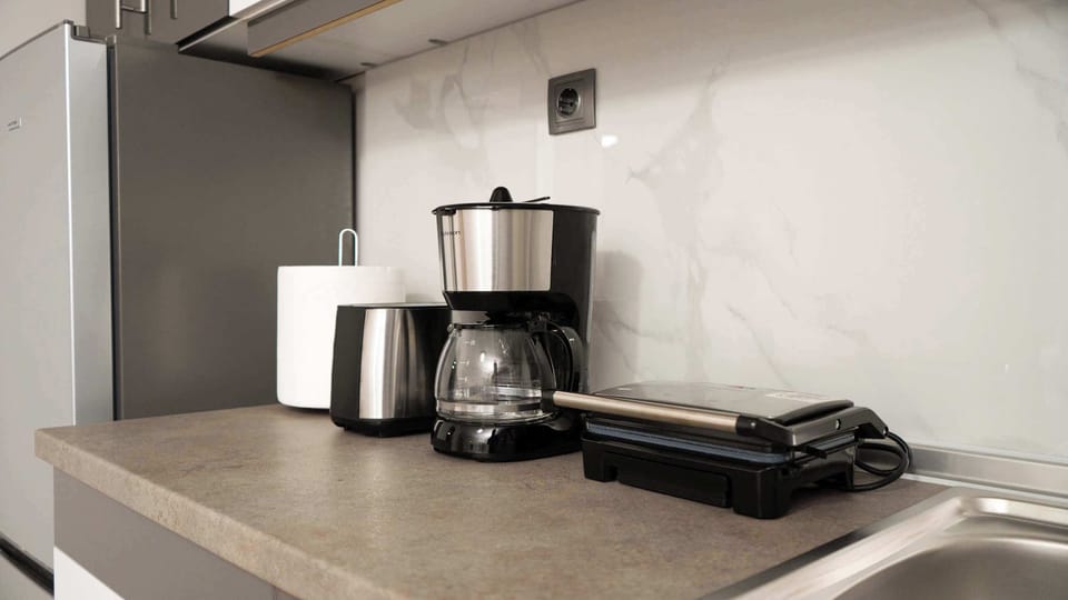 Dedicated coffee station for a perfect start to the day.
