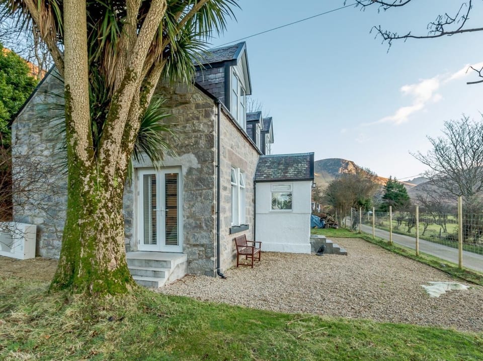 The property with pretty views