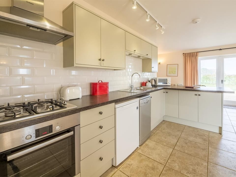 Prepare a meal in the well equipped kitchen