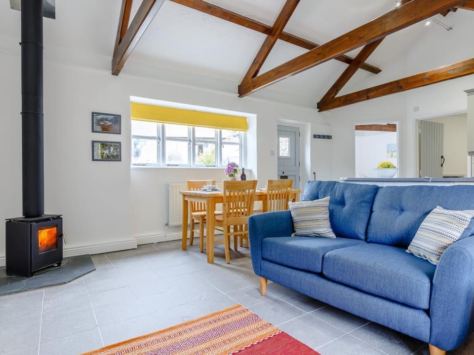 The wood burner is one of the great features at this lovely property