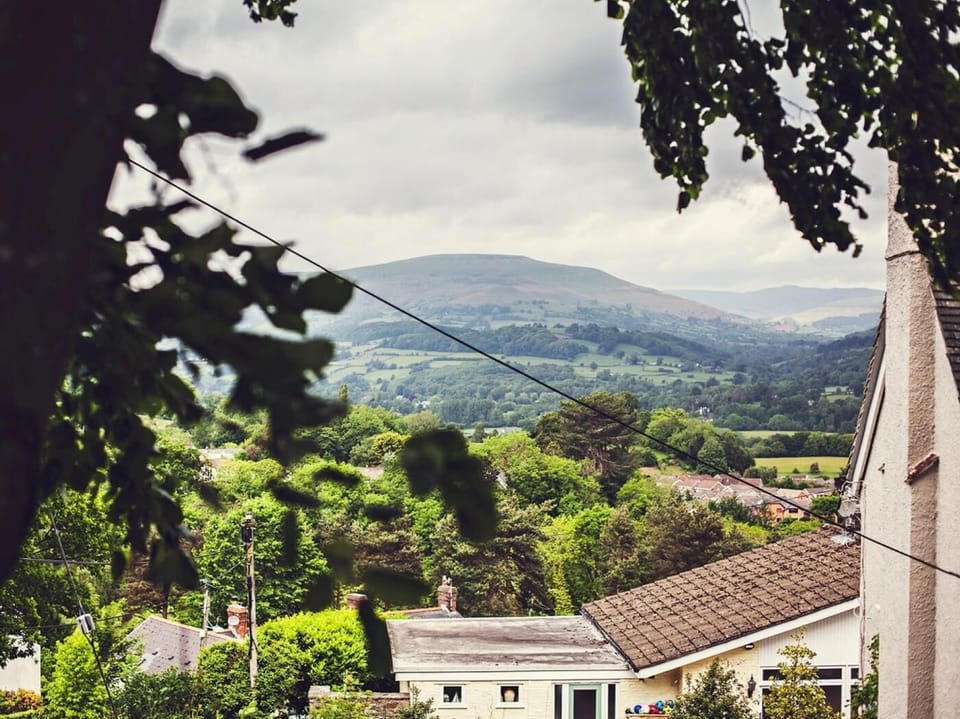 Beautiful views across to the mountains