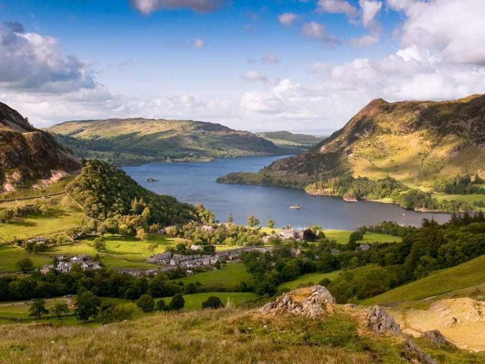 Glenridding from path leading to Helvellyn