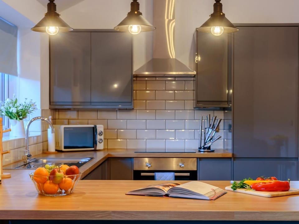 The stylish and contemporary kitchen