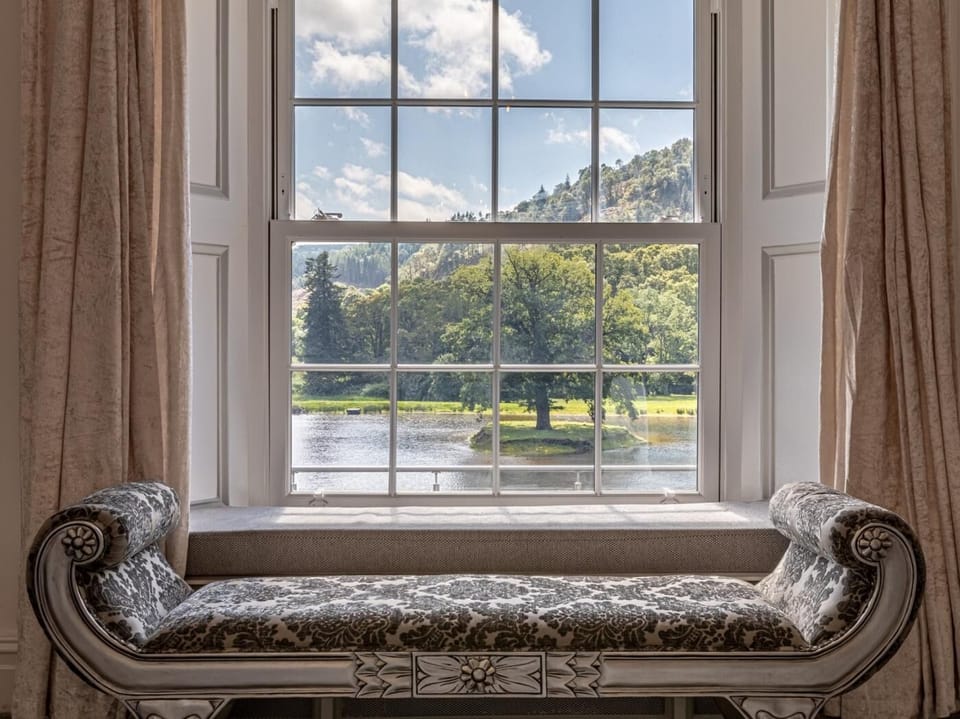 Plenty of areas to catch up with a good book or simply admire the views