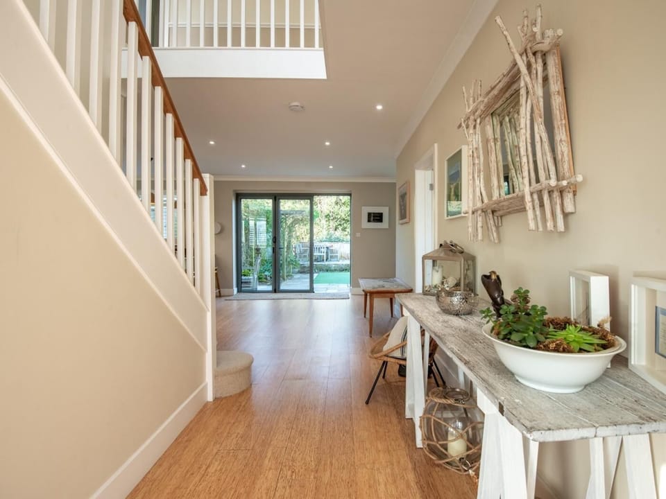 Bright and airy open plan living space with the bi-folding doors allowing you to bring the outside indoors 