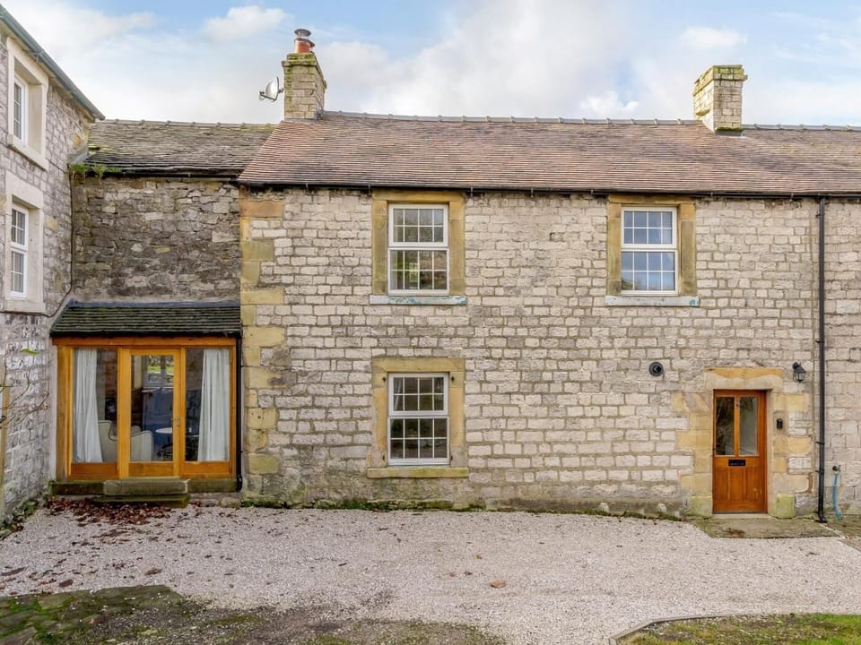 View towards this pretty stone cottage