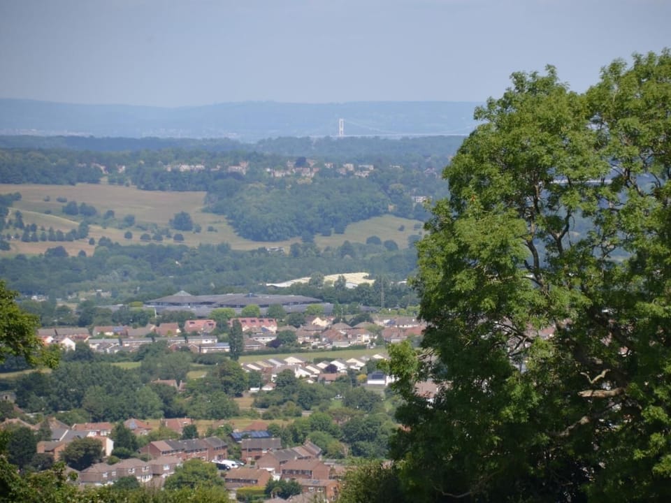 You can even see the Severn Bridge!