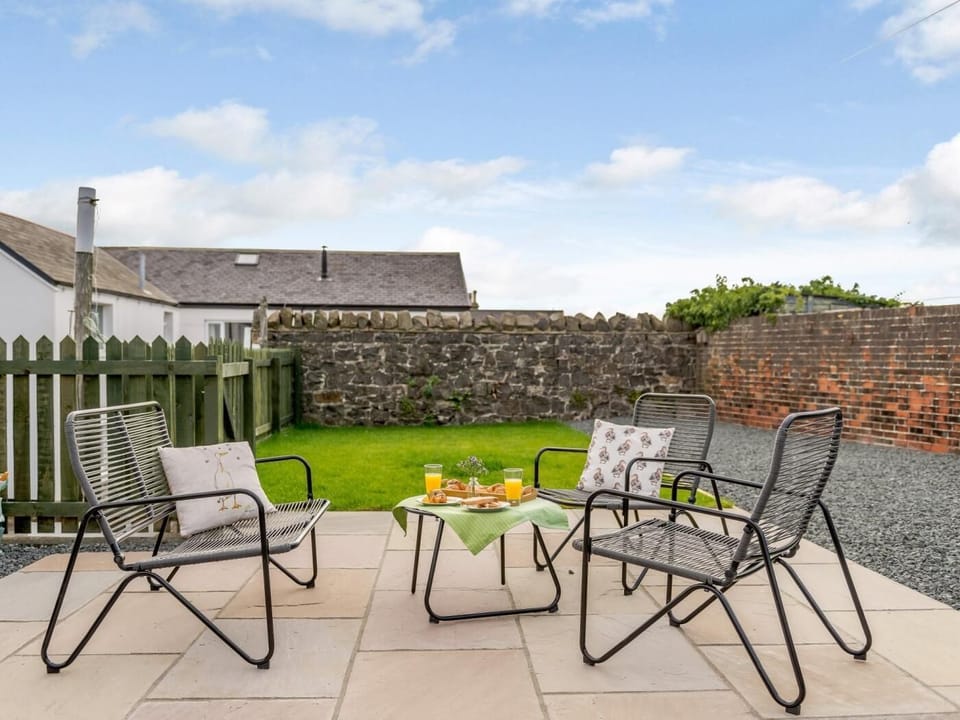 Stylish outdoor area