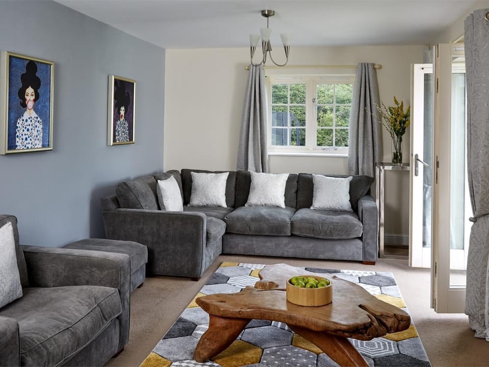 Comfortable living room with wonderful views