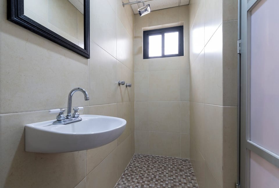 Classic Double Room | Bathroom | Shower, towels, soap, shampoo