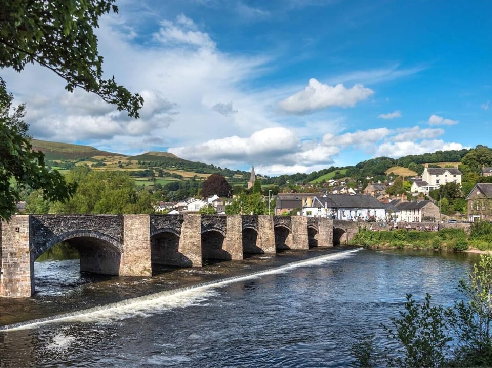 Take a walk along the banks of the River Usk which flows through Crickhowell