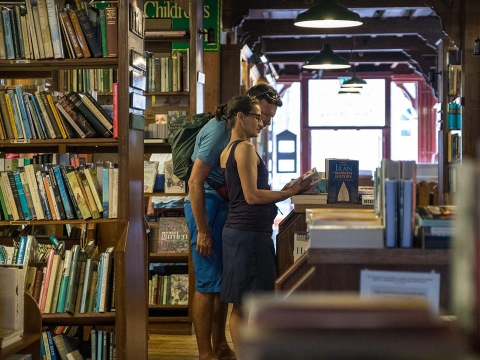 Hay-on-Wye - known as 'The Town of Books' due to the plethora of book shops