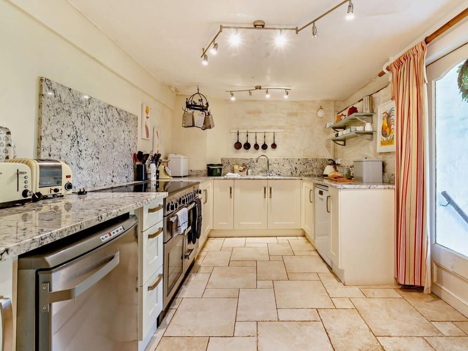The barn kitchen