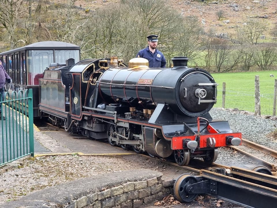 Board the Ravenglass & Eskdale Steam Train at The Green Station