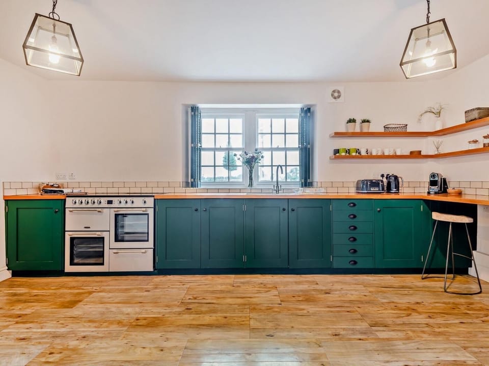The second kitchen in the new barn conversion