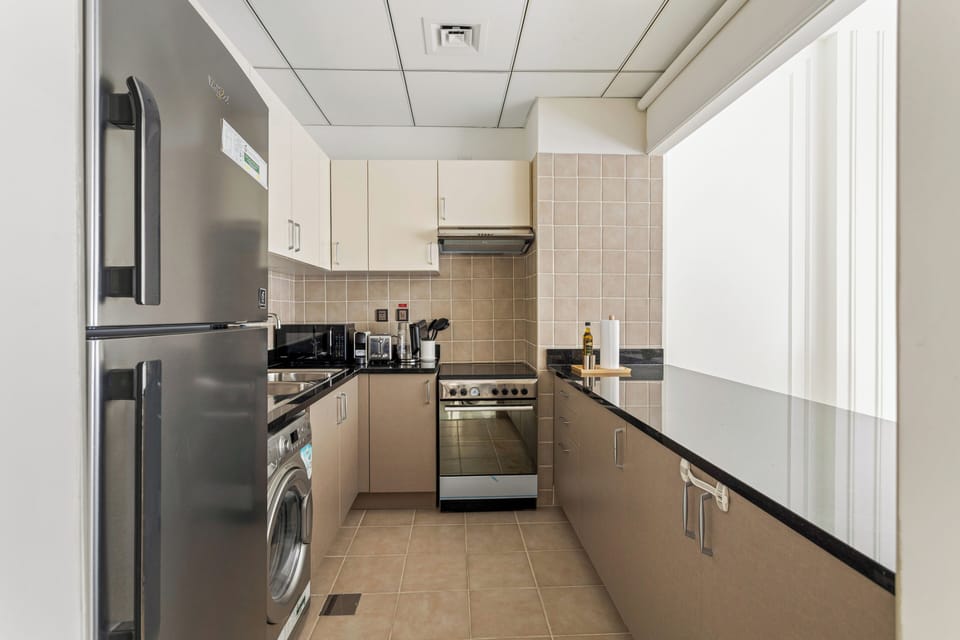 Economy Apartment, 1 Bedroom | Private kitchen | Espresso maker, fridge, microwave, oven