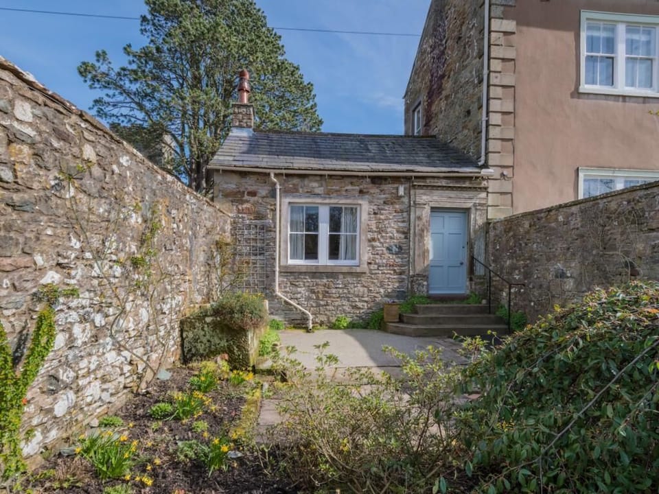 The cottage has a private, west-facing courtyard