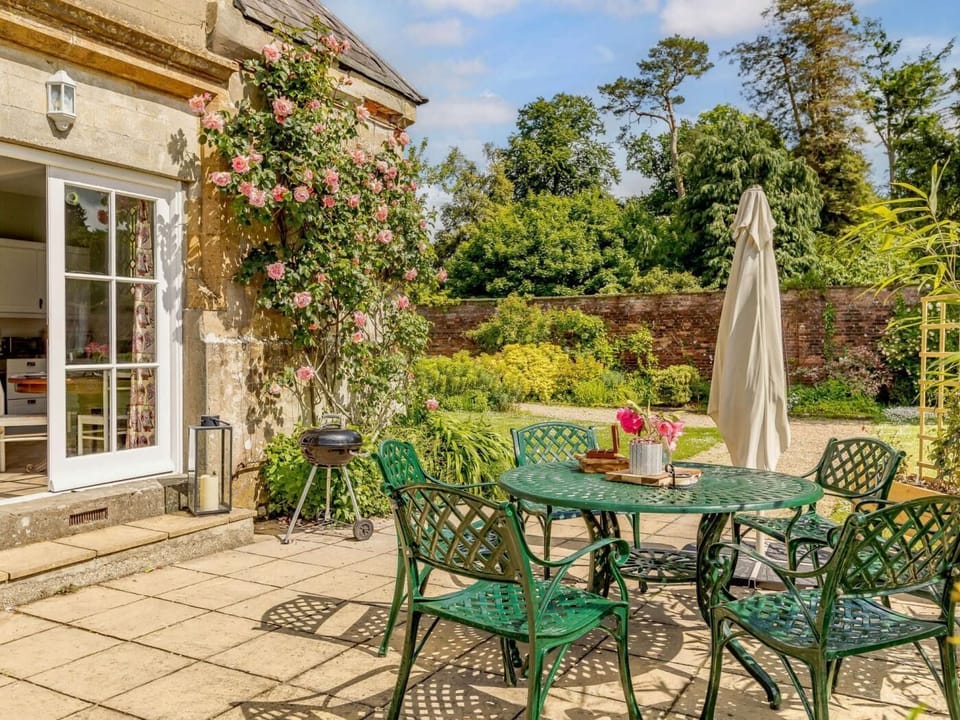 Perfect spot for al fresco dining on the patio