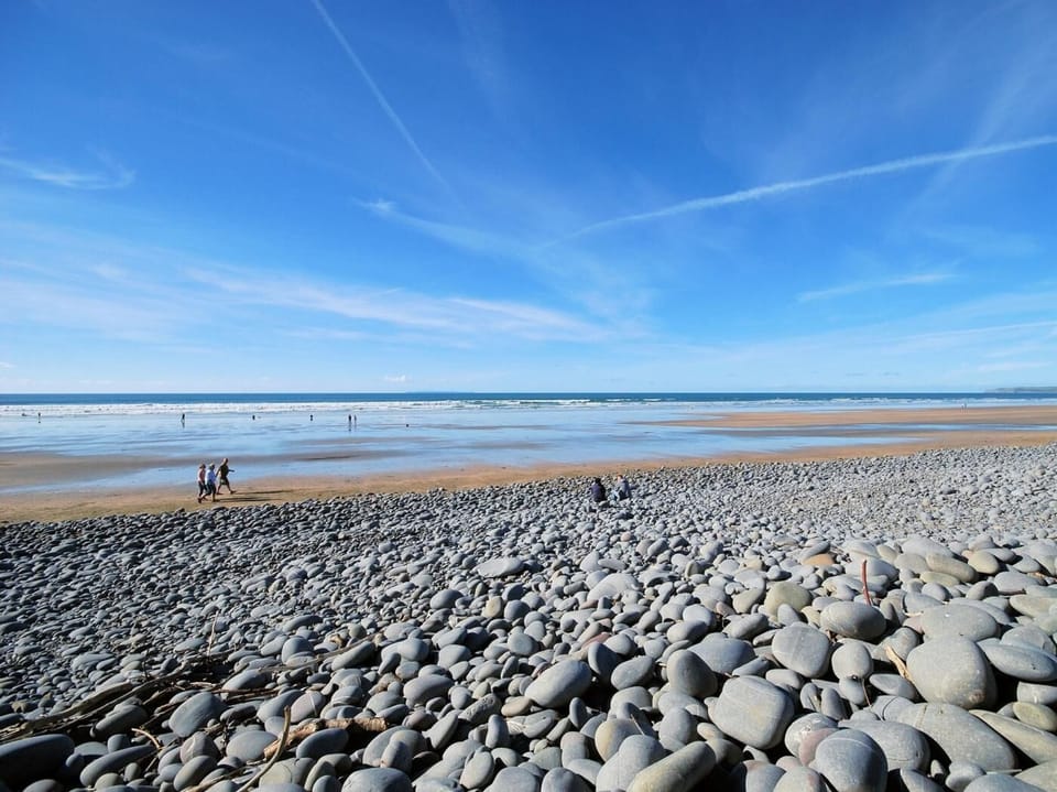 Westward Ho Beach only a short drive