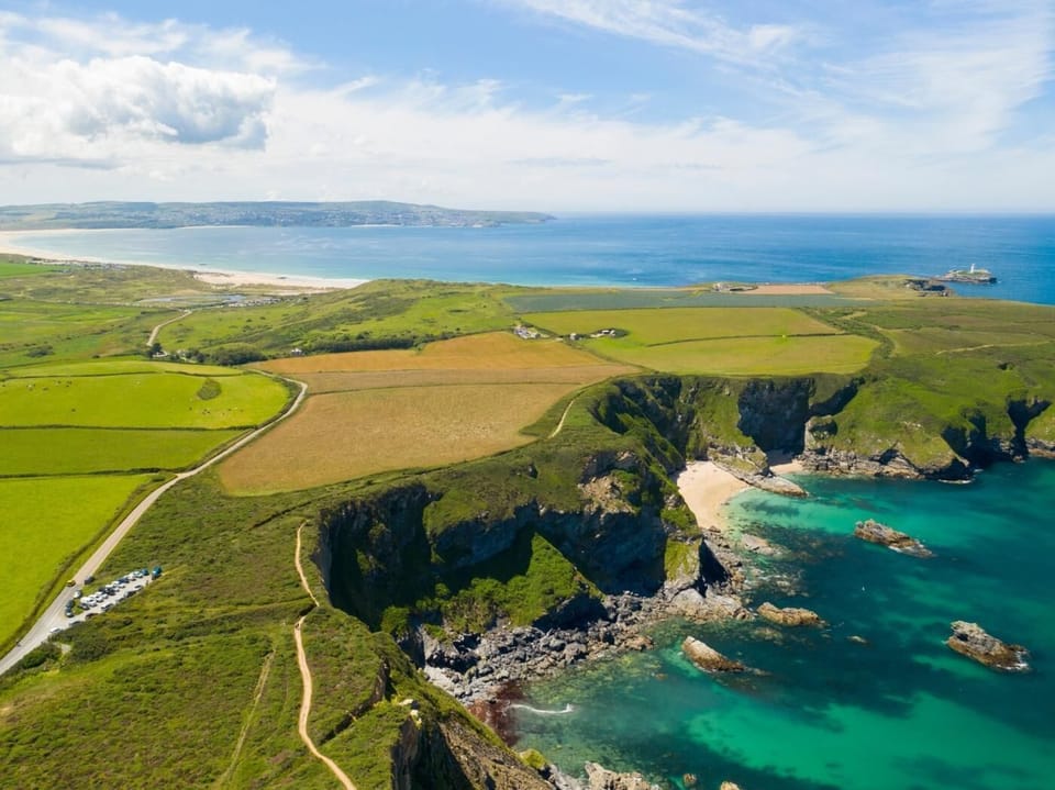 Take the coastal road to Portreath to take in the rugged beauty of Hell's Mouth
