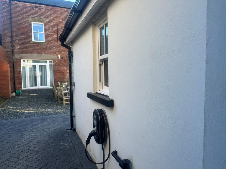 Newly installed EV charger