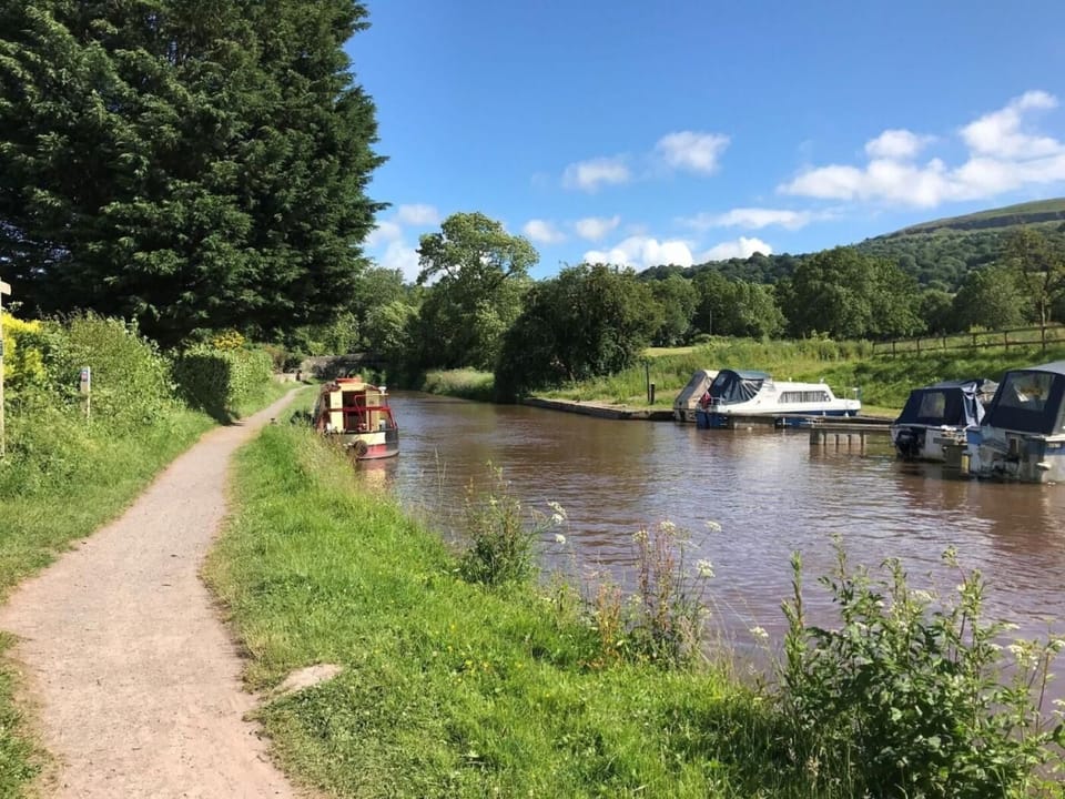 Enjoy leisurely walks along the miles of canalside pathways