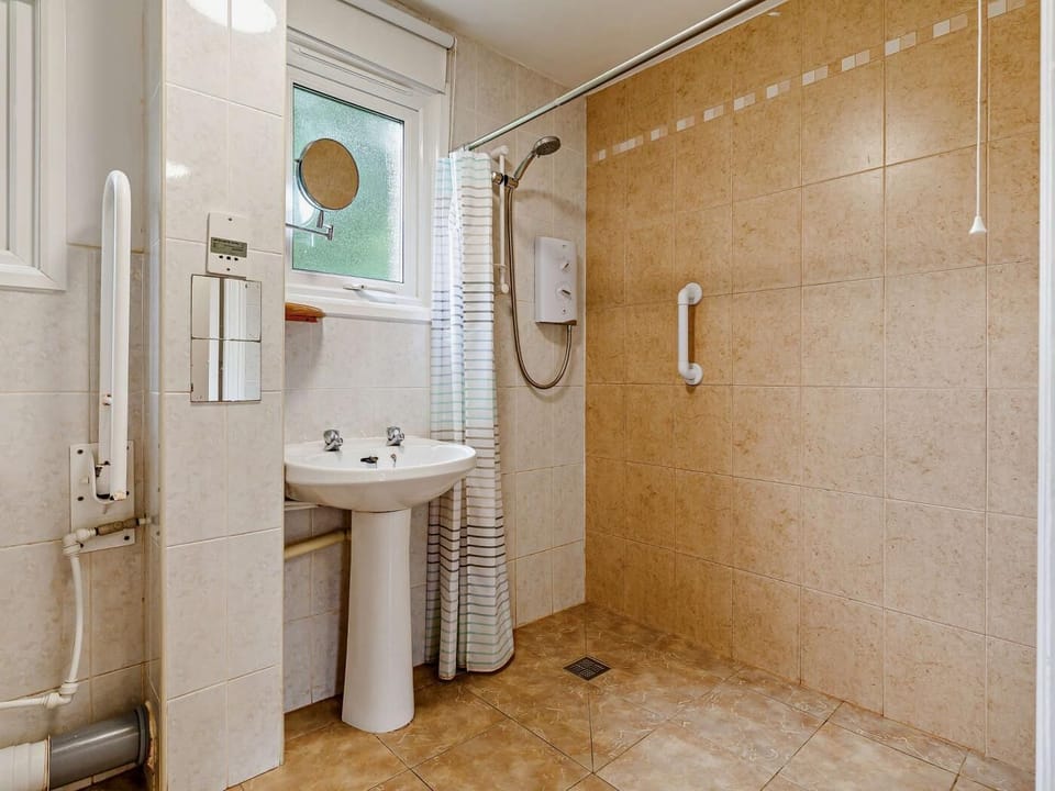 Family bathroom with increased accessibility 