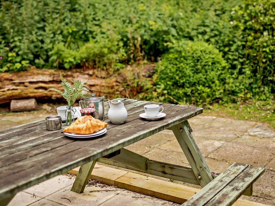 Private dining space outside