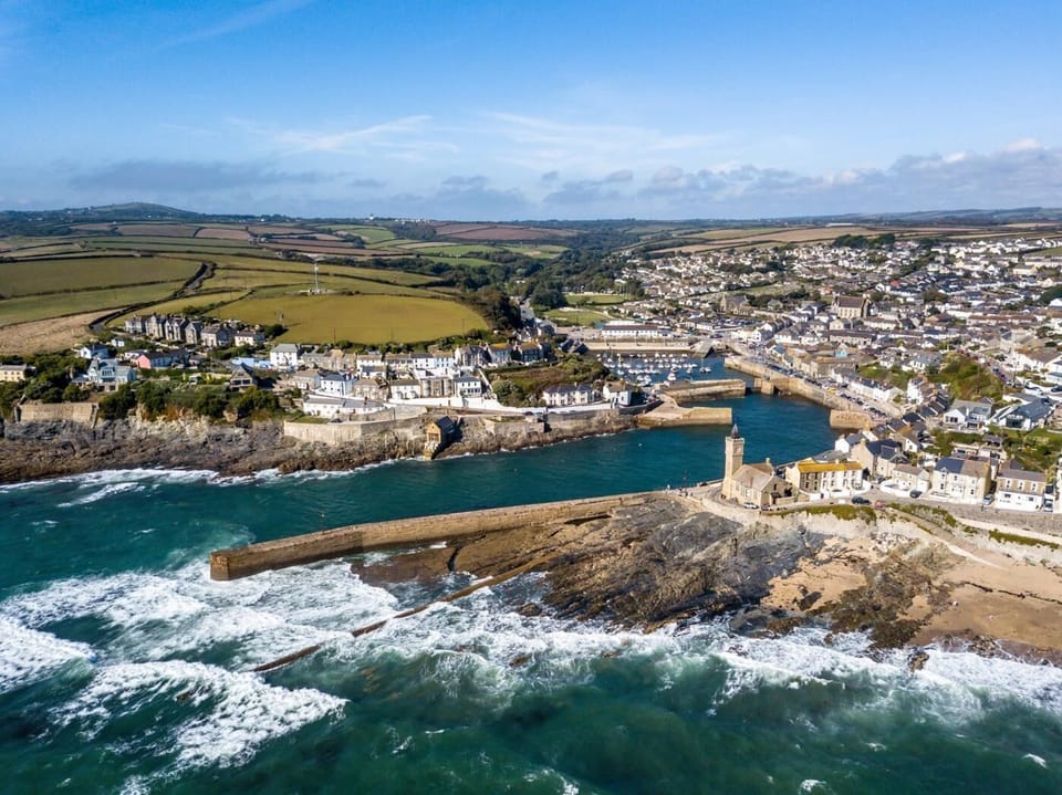 Porthleven, a traditional fishing village just a few miles away