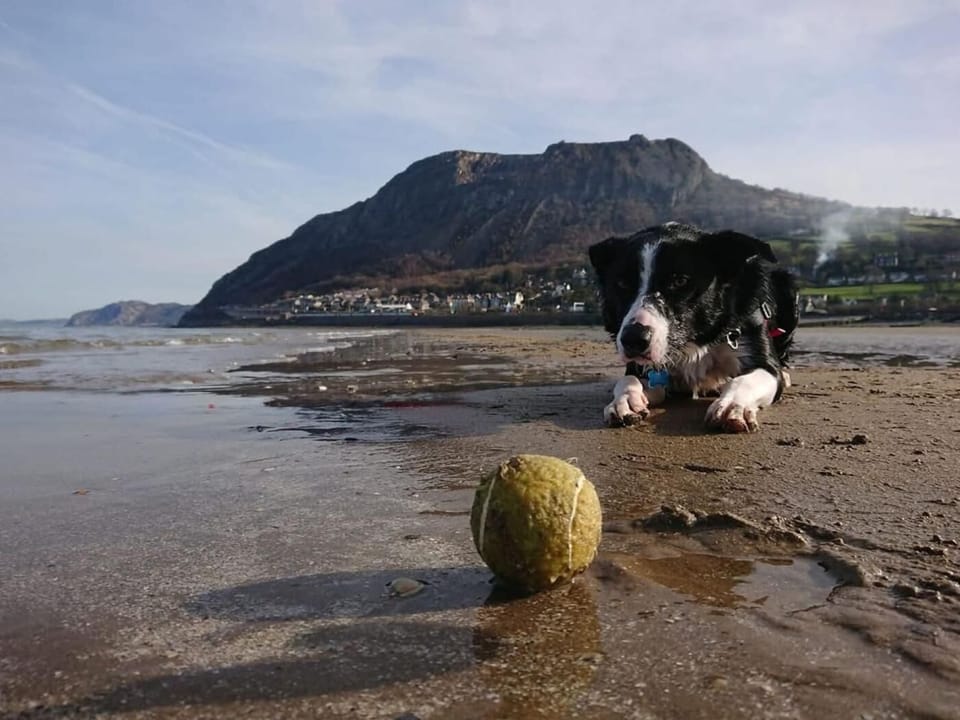 Llanfairfechan's beautiful sandy beach