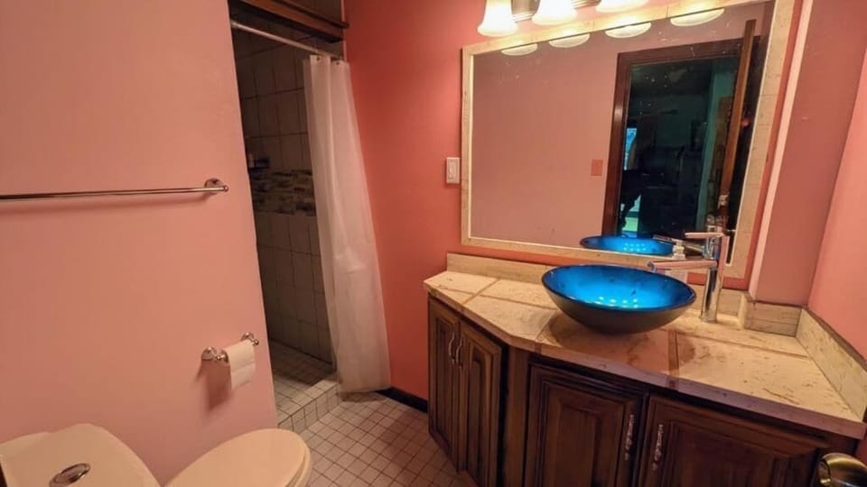 Family Double Room, Multiple Beds, 2 Bathrooms, Garden View | Bathroom | Shower, free toiletries, hair dryer, towels
