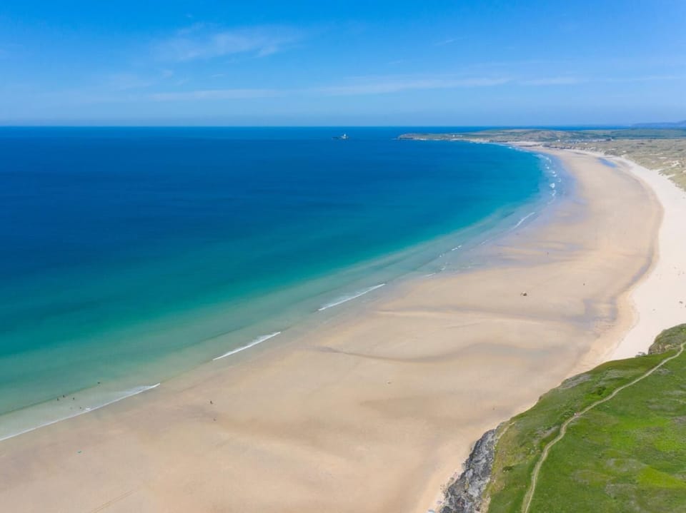 Hayle beach leads to Gwithian and Godrevy - with views across to St Ives