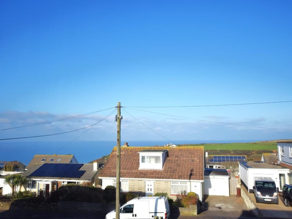 Wonderful views out to sea from the bedroom windows