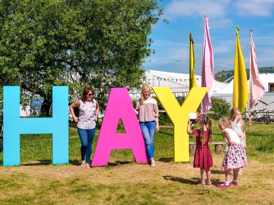 The Hay Literary Festival takes place in May each year
