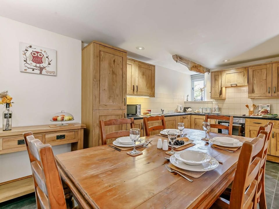 Sociable open plan dining/kitchen space