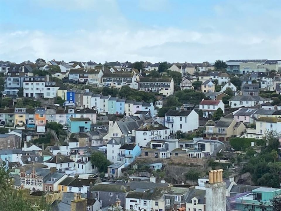 View of Brixham from the bedroom window 