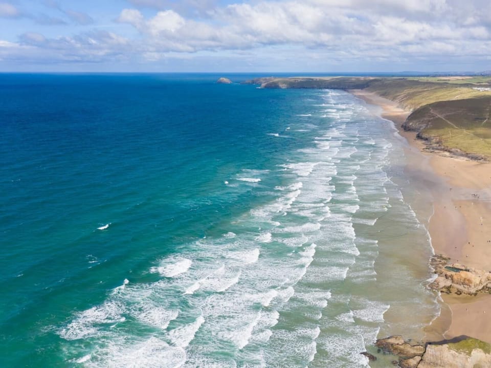 Just a short drive to Perranporth
