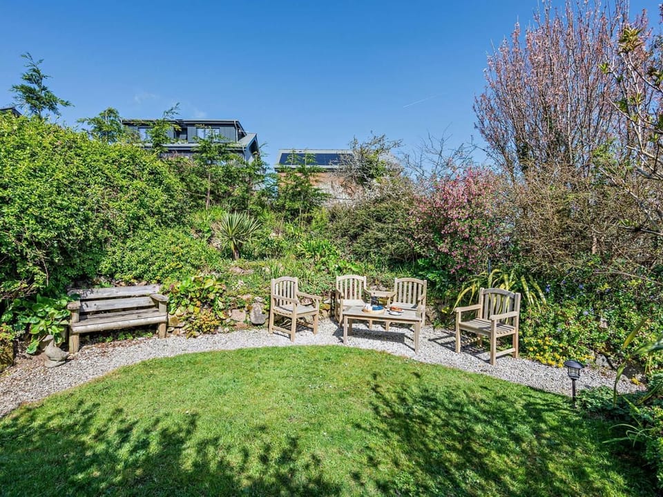 Outside seating provides the perfect place for a summer BBQ